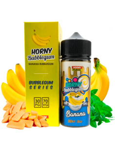 Líquido de vapeo Banana Bubblegum 100ml - Horny Flava