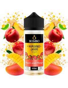 Líquido Peach and Mango 100ml - Wailani Juice by Bombo