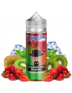 Líquido Strawberry Kiwi Zingberry 100ml - Kingston E-liquid