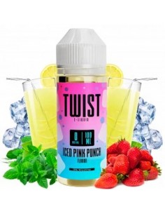 Líquido Iced Pink Punch 100ml - Twist E-liquids