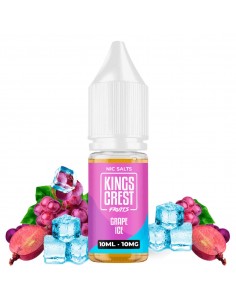 Sales de nicotina Grape Ice 10ml - Kings Crest Salts