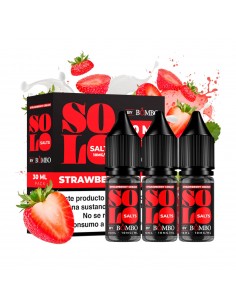 Sales Strawberry Cream 3x10ml - Solo Salts by Bombo