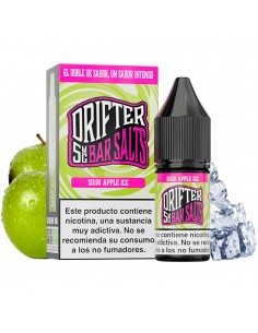 Sales de nicotina Sour Apple Ice 10ml - Drifter Bar Salts
