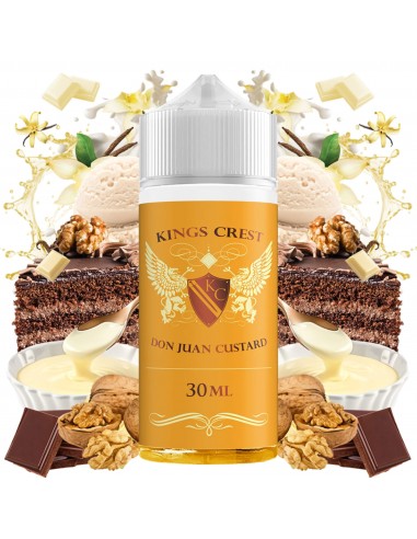 Aroma Don Juan Custard 30ml (Longfill) - Kings Crest