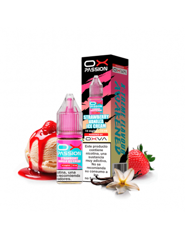 Strawberry Vanilla Ice Cream 10ml - Oxva Ox Passion Salts