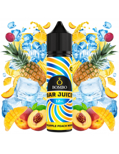 Aroma Pineapple Peach Mango Ice 12ml (Longfill) - Bombo Bar Juice