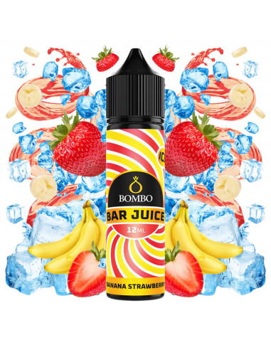 Aroma Banana Strawberry Ice 12ml (Longfill) - Bombo Bar Juice