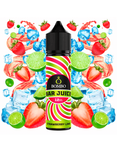 Aroma Strawberry Lime Ice 12ml (Longfill) - Bombo Bar Juice