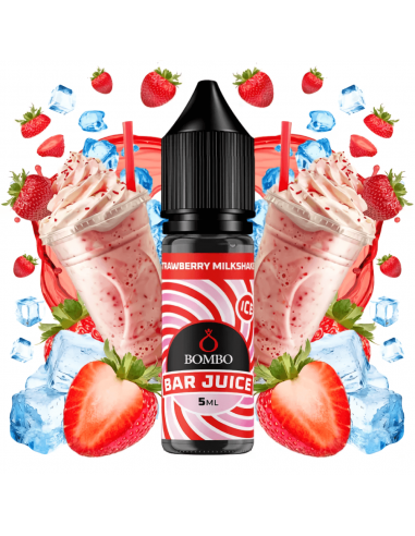 Aroma Strawberry Milkshake Ice 5ml (Longfill) - Bombo Bar Juice