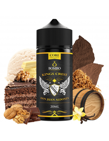 Aroma Don Juan Aldonza 20ml120 (Longfill) - Kings Crest Core Edition & Bombo Core Edition