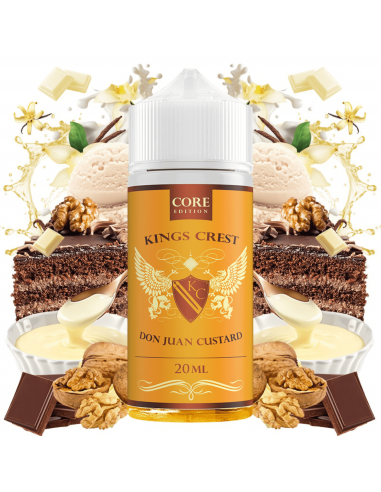 Aroma Don Juan Custard 20ml120 (Longfill) - Kings Crest Core Edition