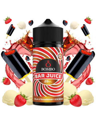 Aroma Cola Strawberry Ice Cream 20ml120ml (Longfill) - Bombo Bar Juice