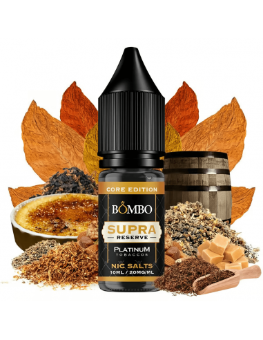 Supra Reserve 10ml - Platinum Tobaccos Nic Salts by Bombo Core Edition