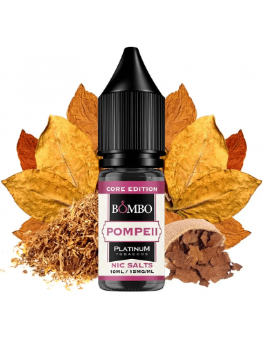 Pompeii 10ml – Platinum Tobaccos Nic Salts by Bombo Core Edition